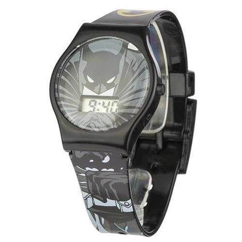 Image of sort plast LCD Batman Quartz Drenge ur fra